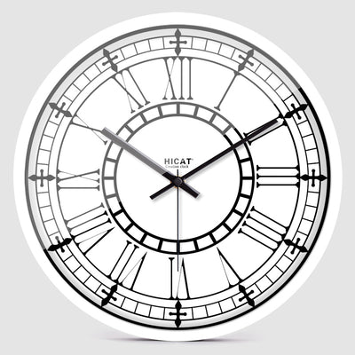 Simple Personality Creative Roman Numeral Wall Clock Living Room