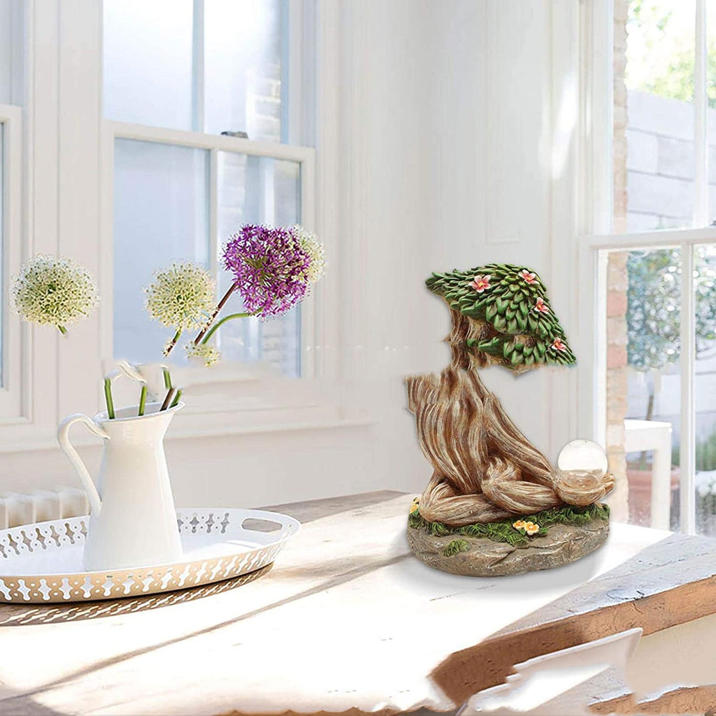 Garden Decoration LED Resin Ornament Sculptures