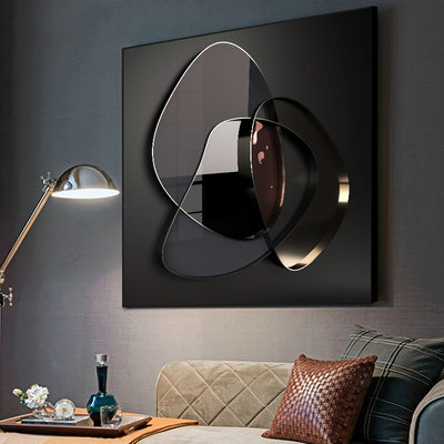 3D Metal Wall Art Canvas Painting