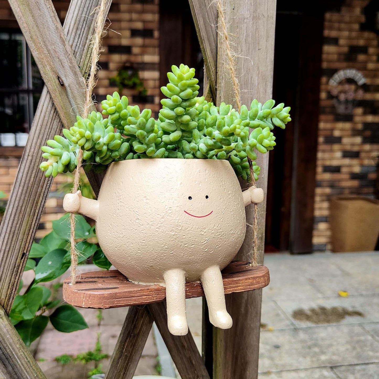 Plant Hanger Baskets Lovely Swing Face Pot