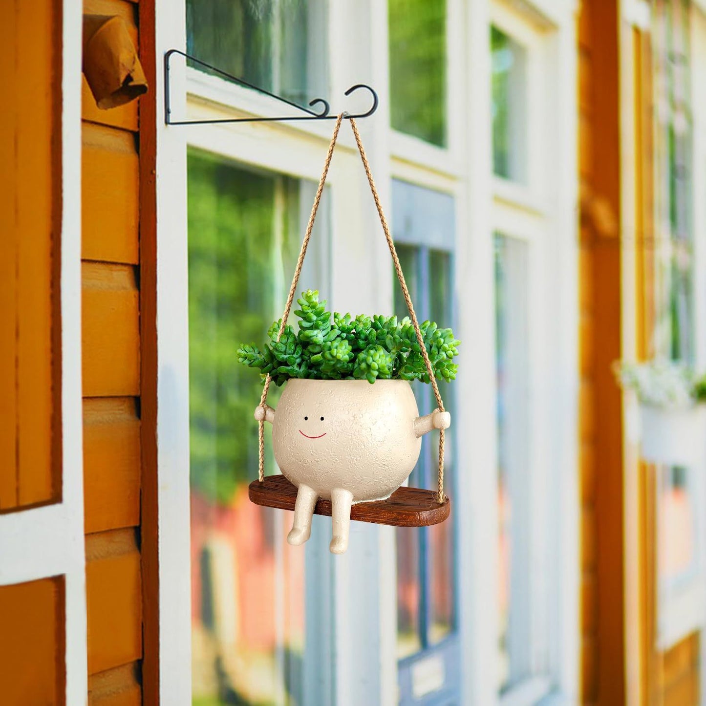 Plant Hanger Baskets Lovely Swing Face Pot
