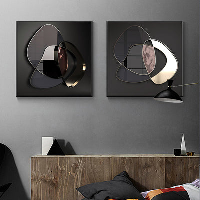 3D Metal Wall Art Canvas Painting