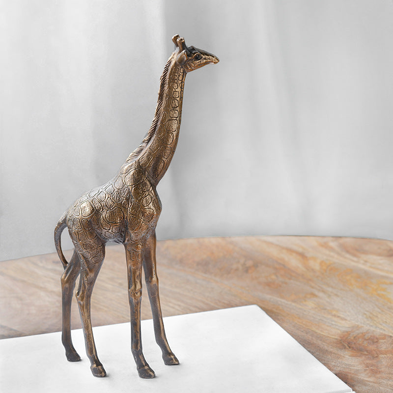 Giraffe Ornaments Large And Small Sculptures