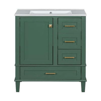 Modern Bathroom Cabinet With Sink Combo Set