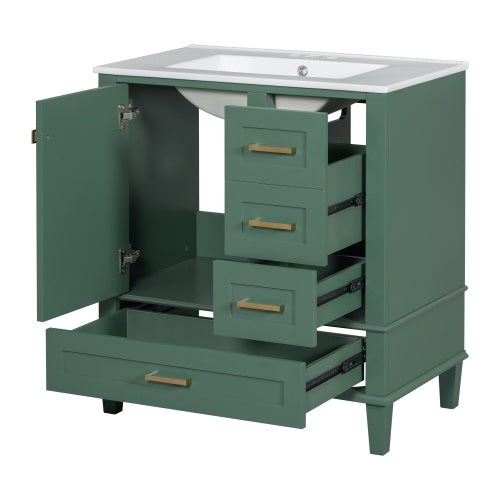 Modern Bathroom Cabinet With Sink Combo Set