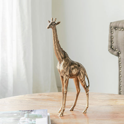 Giraffe Ornaments Large And Small Sculptures