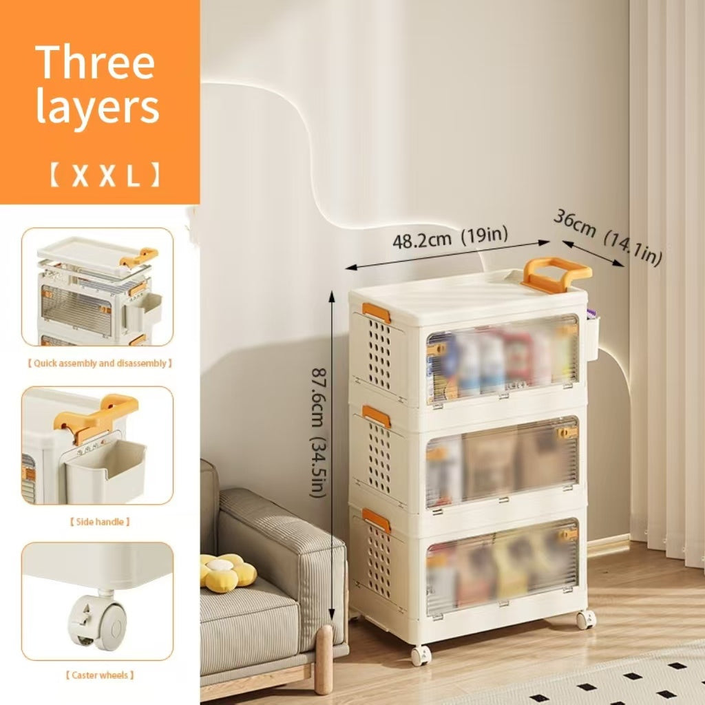 Children's Folding Storage Cabinet